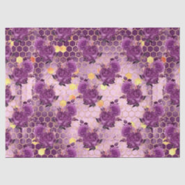 Papel De Seda Série Purple Bee Design 6