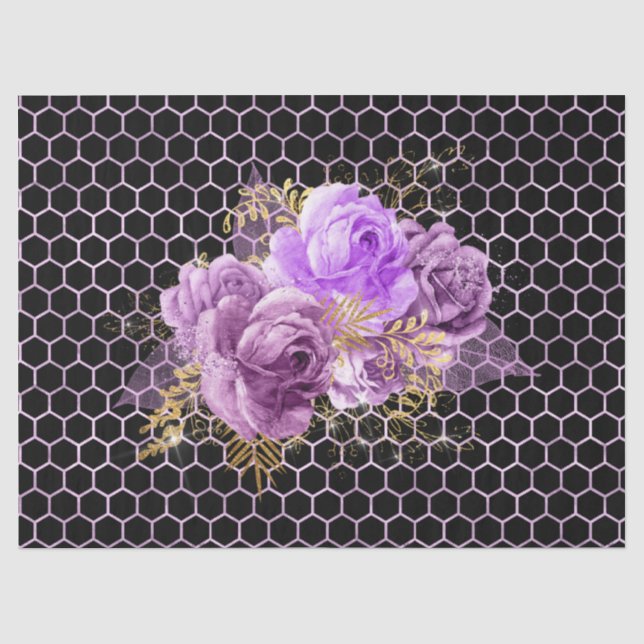 Papel De Seda Série Queen Bee Design 29 (Frente )