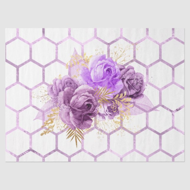 Papel De Seda Série Rainha Abelha Design 25 (Frente )