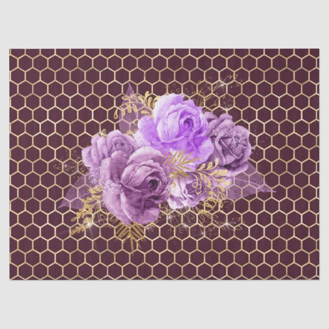 Papel De Seda Série Rainha Abelha Design 28 (Frente )