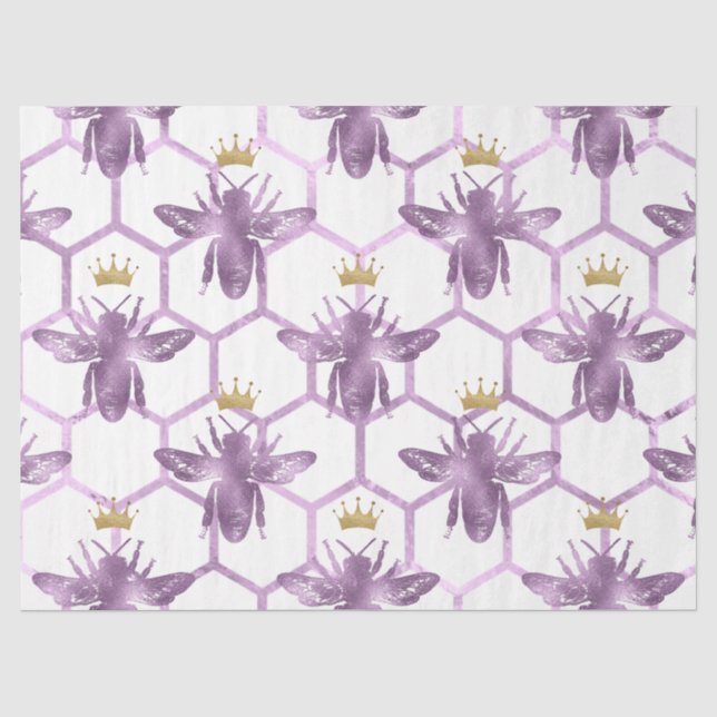 Papel De Seda Série Rainha Abelha Design 32 (Frente )