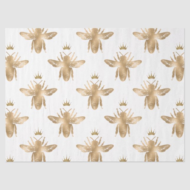 Papel De Seda Série Rainha Abelha Design 43 (Frente )