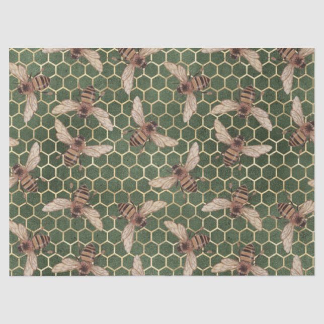 Papel De Seda Série Red Rose Bee Design 55 (Frente )