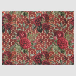 Papel De Seda Série Red Rose Bee Design 59