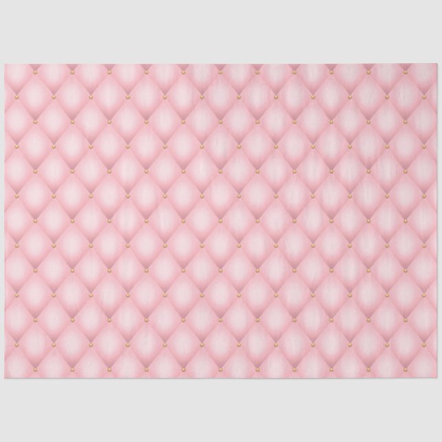 Papel De Seda Série Rosa e Dourado Design 16 (Frente )
