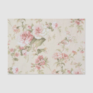 Papel De Seda Série Rosa Shabby Chic Design 17