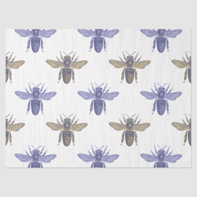 Papel De Seda Série Serenity Bee Design 23 (Frente )