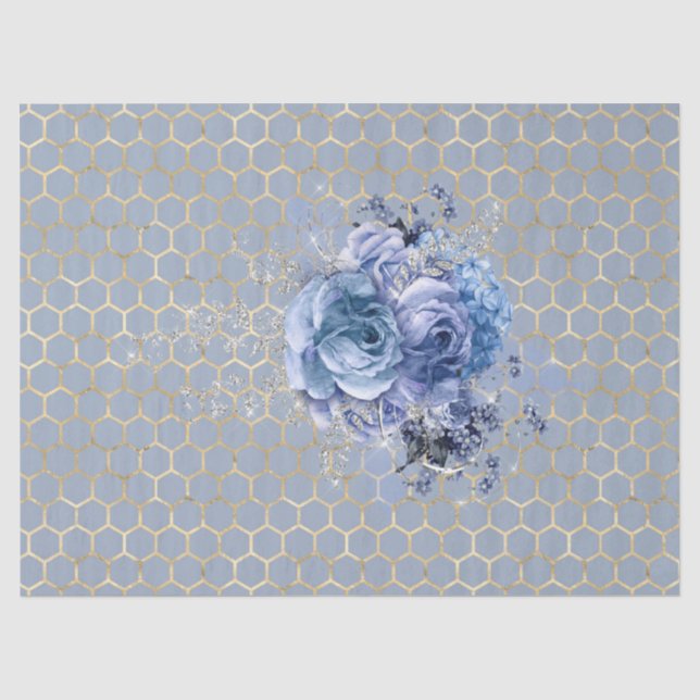 Papel De Seda Série Serenity Bee Design 32 (Frente )