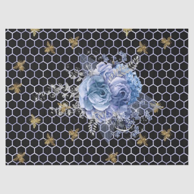 Papel De Seda Série Serenity Bee Design 34 (Frente )