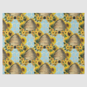 Papel De Seda Série Sunflower e Bee Design 15