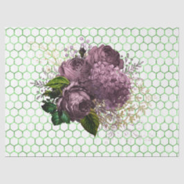 Papel De Seda Série Tea Garden Bee Design 33