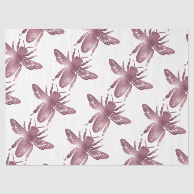 Papel De Seda Série Tea Garden Bee Design 49 (Frente )