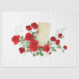 Papel De Seda Série Vintage Rose Design 118