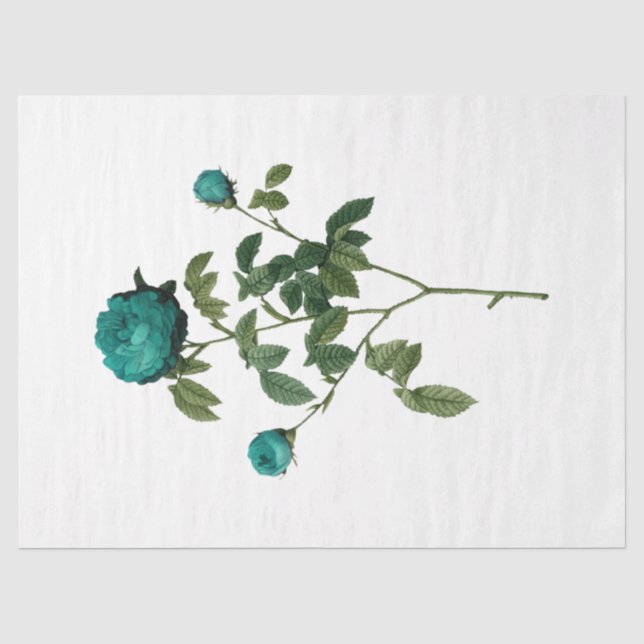 Papel De Seda Série Vintage Rose Design 128 (Frente )