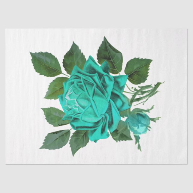 Papel De Seda Série Vintage Rose Design 143 (Frente )