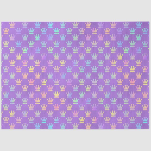 Papel De Seda Série Violet e Rainbows Design 6 (Frente )