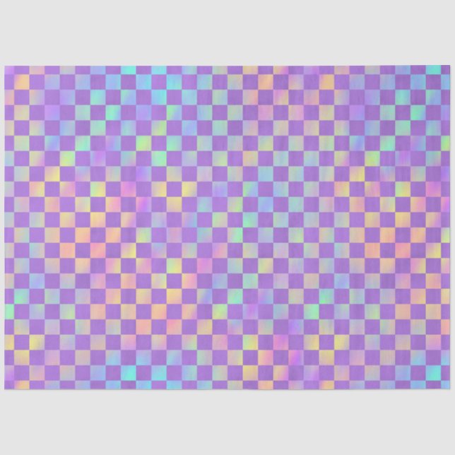 Papel De Seda Série Violeta e Arco-íris Design 11 (Frente )