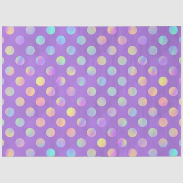 Papel De Seda Série Violeta e Arco-íris Design 8 (Frente )