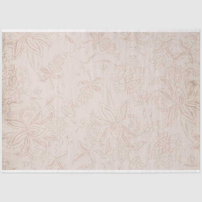 Papel De Seda Série Vitoriano Shabby Chic Design 7 (Frente )