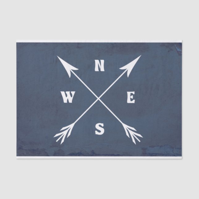 Papel De Seda setas de compressão (Frente )