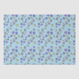 Papel De Seda Setembro Aniversário Mês Flores Aster Morning Glor