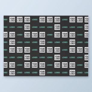 Papel De Seda Seu logotipo ou imagem Padrão Zig Zag com duas i