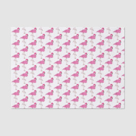 Papel De Seda Seu Pássaro de Verão Flamingo, Rosa Tropical, Cor-
