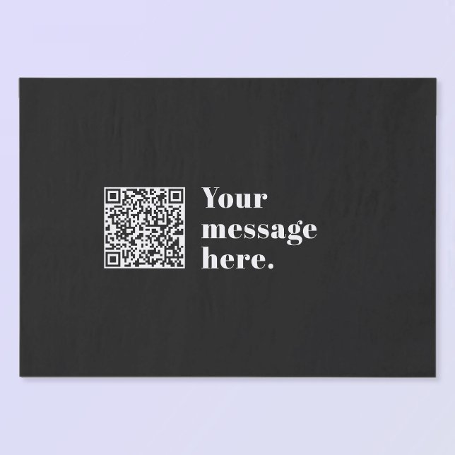 Papel De Seda Seu próprio código QR carregado & Texto Retro Edit (Criador carregado)