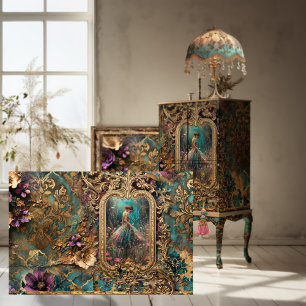 Papel De Seda Shabby Chic, Ornamental, Retrato de uma Dançarina