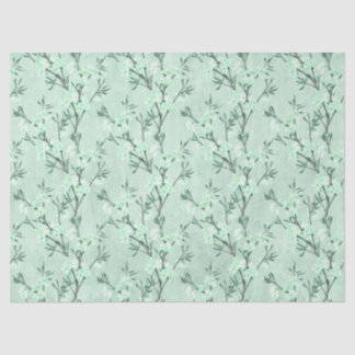 Papel De Seda Shabby Floral Mint Series Design 7