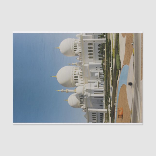 Papel De Seda Sheikh Zayed Grande Mesquita, Abu Dhabi (Frente )