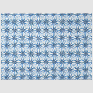 Papel De Seda Shibori Blue Japonês Textile Art n.o 17