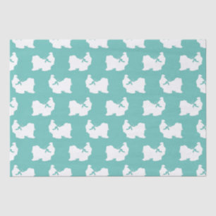 Papel De Seda Shih-Tzu Cachorro Puppy Cabelo Longo