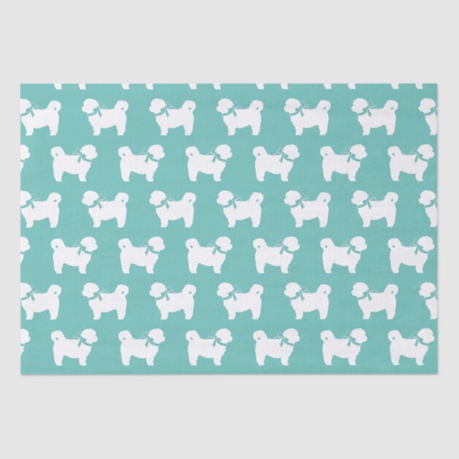 Papel De Seda Shih Tzu Cachorro Puppy Urso Curto (Frente )