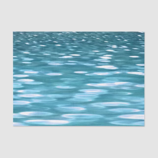 Papel De Seda Shimmer Teal (Frente )