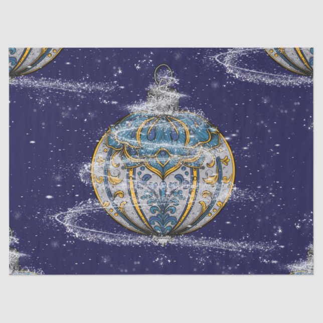 Papel De Seda Shimmery Ornament (Frente )