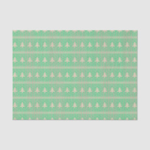 Papel De Seda Silhouette Holiday Treine Mint Green