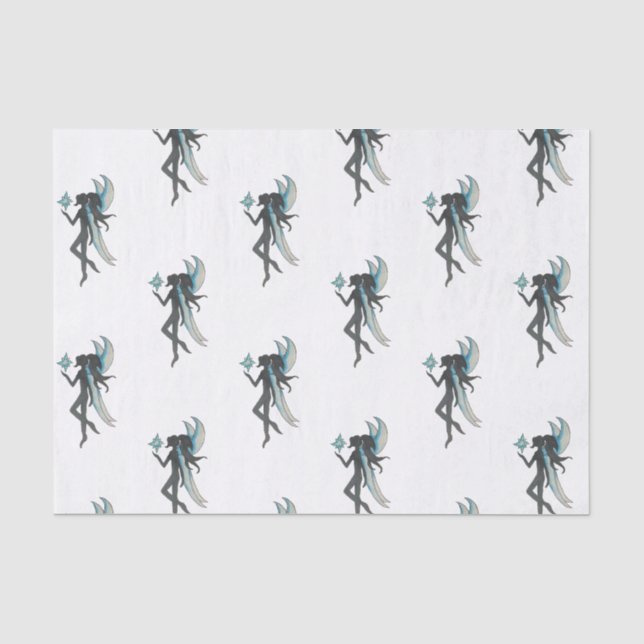 Papel De Seda Silhueta de fadas (Frente )