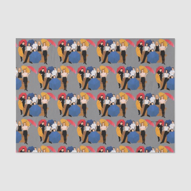 Papel De Seda Silhueta de Personagem FRIENDS™ (Frente )