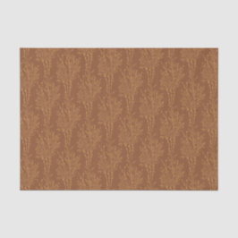 Papel De Seda Silhueta Floral Delicada Lançada | Umber Queimado