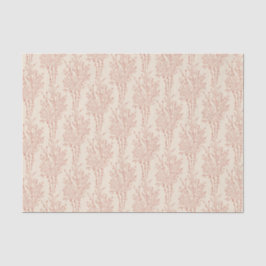 Papel De Seda Silhueta Floral Lançada Delicada | Areia Quente