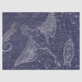 Papel De Seda Silver Galaxy Star Map Series Design 5