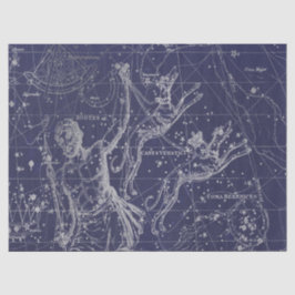 Papel De Seda Silver Galaxy Star Map Series Design 8
