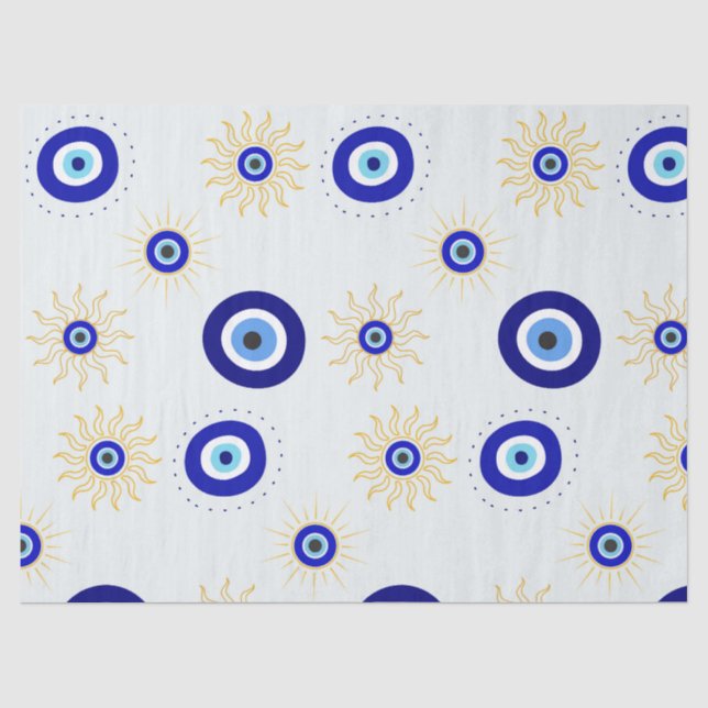 Papel De Seda Símbolo do Olho do Mal (Frente )