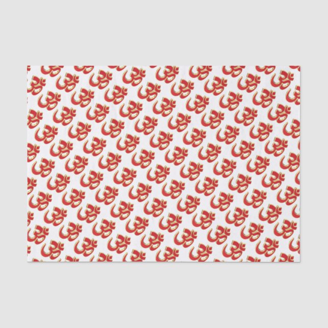 Papel De Seda Símbolo Om (Frente )