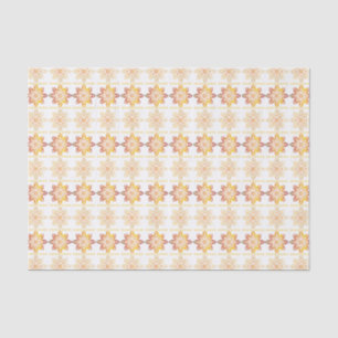Papel De Seda Símbolo sun letão tradicional design VIII geomé