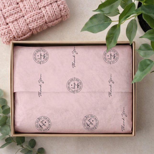 Papel De Seda Simple Minimalist Modern Light Pink (Criador carregado)