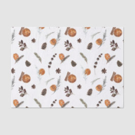 Papel De Seda Simples Boho Seco Laranja Molhado Natal