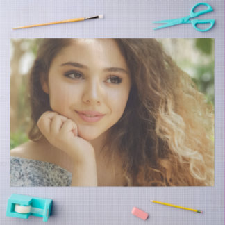 Papel De Seda Simples e Elegante Foto Personalizada