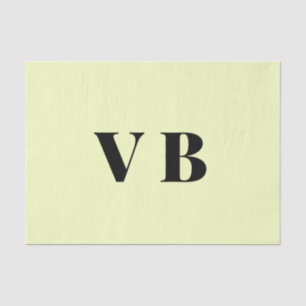 Papel De Seda simples e mínimo personalizado pastel personalizad